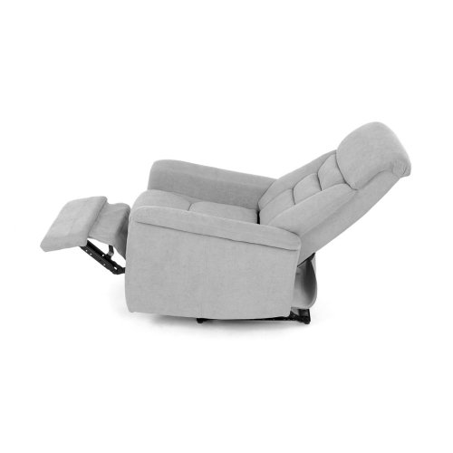 TV a relaxační křeslo s elektrickým ovládáním, potah hnědá látka