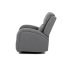 TV a relaxační křeslo, manuální polohování, potah šedá látka v dekoru kůže - Brevné variany: Šedá