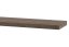 Polička nástěnná 120 cm, MDF, barva černý vysoký lesk, baleno v ochranné fólii