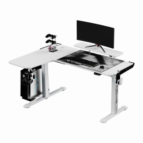 ULTRADESK Herní stůl WINGER 111×155×60 cm — více barev - Vyberte variantu: Ultradesk WINGER černá