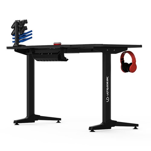 ULTRADESK Herní stůl FRAG 140×66 cm — více barev - Vyberte variantu: Frag černá