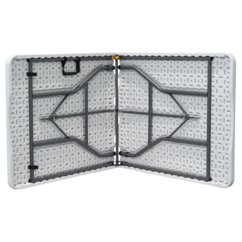 Campingový skládací stůl 180×70 — bílý