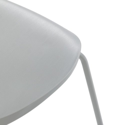 Židle jídelní, cappucino plast, čtyřnohá kovová podnož - Brevné variany: Cappuccino