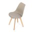 Židle jídelní, cappuccino plast, CT-X7055 CAP