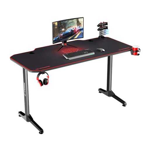 ULTRADESK Herní stůl FRAG 140×66 cm — více barev - Vyberte variantu: Frag černá