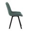 Židle jídelní, černá látka v dekoru broušené kůže, černý kov - Brevné variany: GRN3