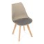 Židle jídelní, cappuccino plast, CT-X7055 CAP