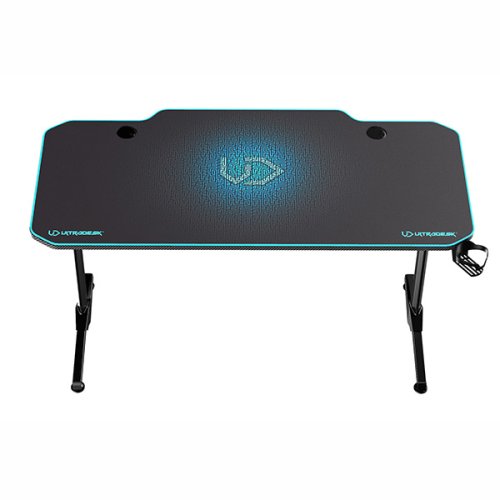 ULTRADESK Herní stůl FRAG 140×66 cm — více barev - Vyberte variantu: Frag černá