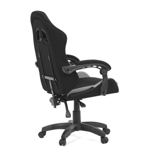 Kancelářské křeslo, permanentní kontakt s aretací, černá látka, KA-R209 GREY - Brevné variany: Šedá
