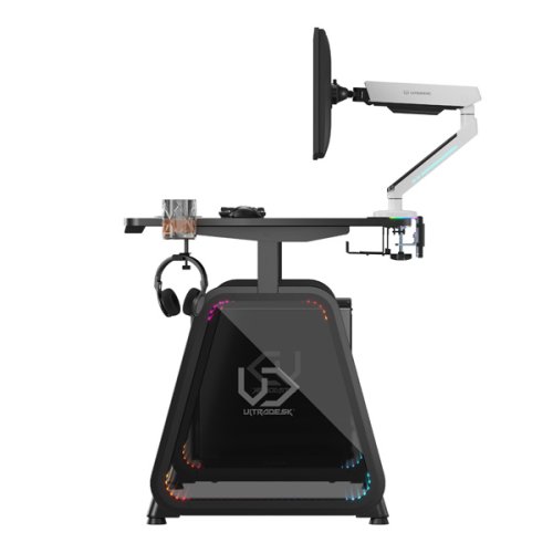ULTRADESK Herní stůl BOOSTER 136×70,5 cm — černá