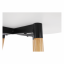 Barový stůl, bílá/dub, průměr 60 cm, IMAM (0000261519) — Memela.cz