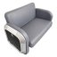 Herní dvojitá sofa E-blue EEC346-21 — šedá