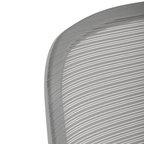 Židle kancelářská, bílý plast, šedý MESH a modrá látka, plastový kříž, houpací mechanismus. - Brevné variany: Červená