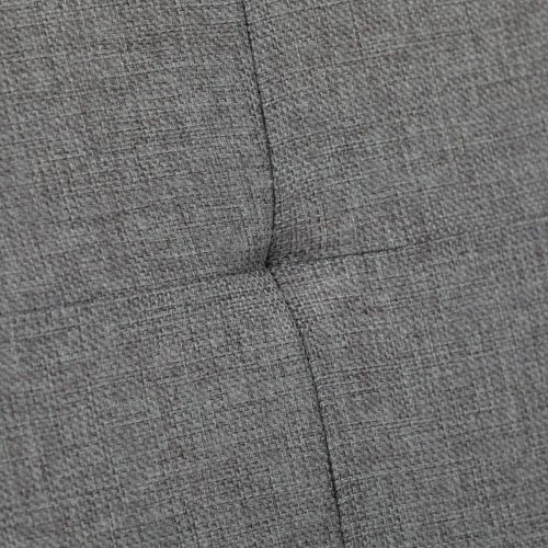 Taburet s úložným prostorem, látka černá - Brevné variany: Šedá