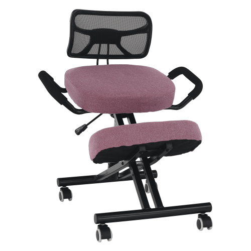 Ergonomická klekačka, růžová/černá, RUFUS (0000301587) — Memela.cz