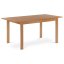 Jídelní stůl rozkládací 120+30x80x74 cm, deska MDF, dýha, nohy masiv, tmavý buk - Brevné variany: Třešeň