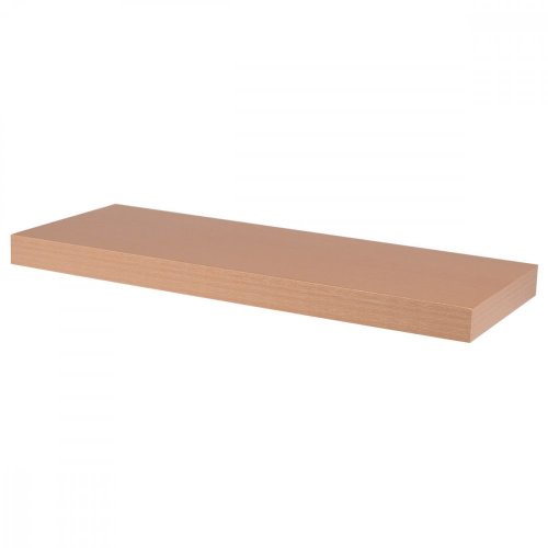 Nástěnná polička 60 cm, Autronic P-001 — více barev - Barevné provedení P-001: Přírodní buk