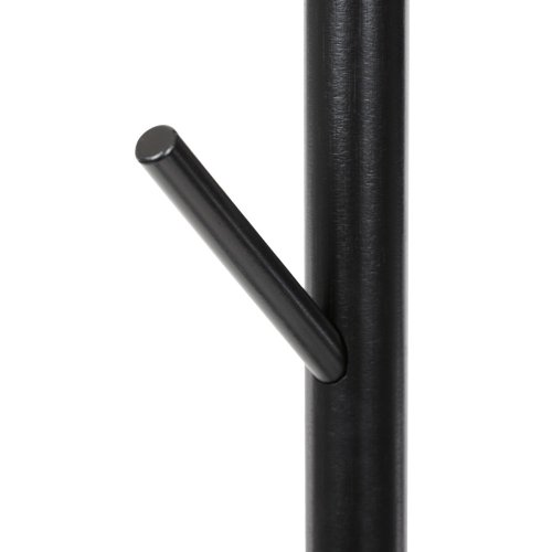 Věšák dřevěný stojanový, masiv bambus, černá + zlatá barva