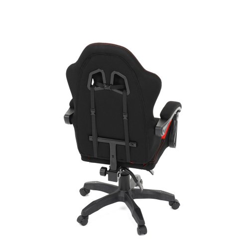 Kancelářské křeslo, permanentní kontakt s aretací, černá látka, KA-R209 GREY - Brevné variany: Šedá