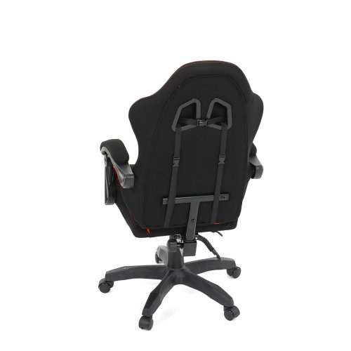 Kancelářské křeslo, permanentní kontakt s aretací, černá látka, KA-R209 GREY - Brevné variany: Šedá