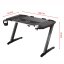 ULTRADESK Herní stůl ROCKET BLACK 128×68 cm — černá