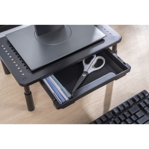 Podstavec pod monitor Powerton — černý