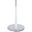 Němý sluha, výška 118 cm, masiv kaučukovník, hnědé moření, kov chrom, nos. 5 kg - Brevné variany: Přírodní