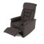 TV a relaxační křeslo s elektrickým ovládáním, potah hnědá látka