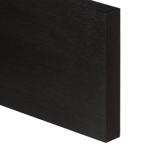 Polička nástěnná 120 cm, MDF, barva černý vysoký lesk, baleno v ochranné fólii