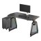 ULTRADESK Herní stůl BOOSTER 136×70,5 cm — černá