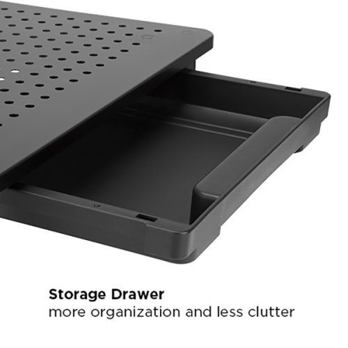 Podstavec pod monitor Powerton — černý