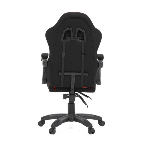 Kancelářské křeslo, permanentní kontakt s aretací, černá látka, KA-R209 GREY - Brevné variany: Šedá