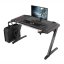 ULTRADESK Herní stůl ROCKET BLACK 128×68 cm — černá