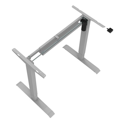 Rám stolu, elektricky nastavitelná výška, rozsah 500 mm, šedý, 70 kg nosnost, ergo