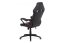 Kancelářská židle, potah černá ekokůže, černá a šedá látka MESH, černý plastový - Brevné variany: Červená