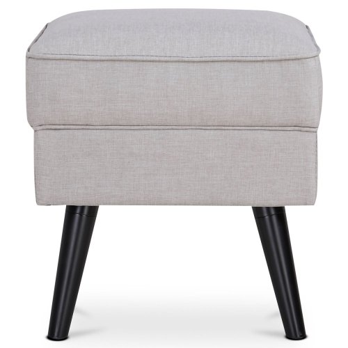 Taburet, krémová látka, nohy buk - Brevné variany: Zelená