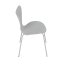 Židle jídelní, cappucino plast, čtyřnohá kovová podnož - Brevné variany: Cappuccino