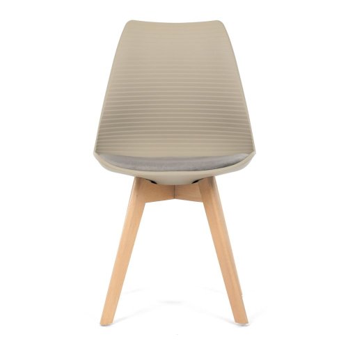Židle jídelní, cappuccino plast, CT-X7055 CAP