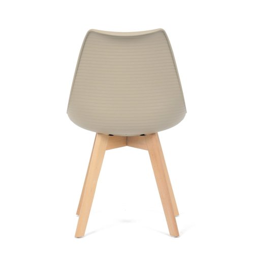 Židle jídelní, cappuccino plast, CT-X7055 CAP
