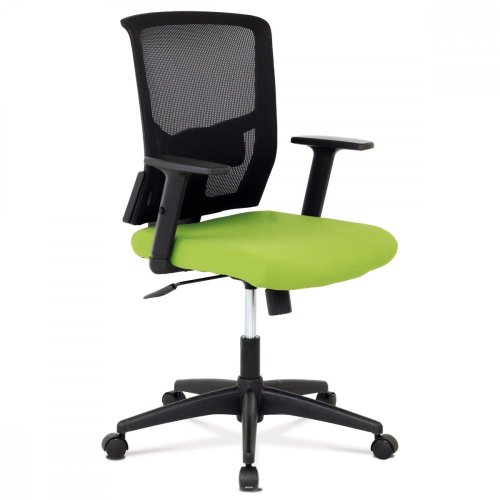 Kancelářská židle, látka černá, houpací mechanismus