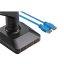 ULTRADESK Polohovatelný držák BRANCH Double pro 2 monitory — černá