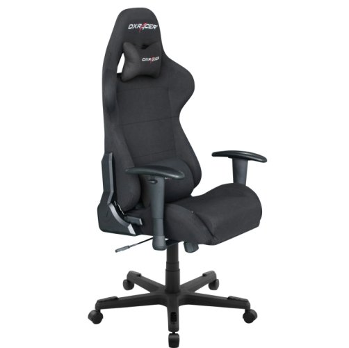 Herní židle DXRacer OH/FD01 látková — více barev - Vyberte variantu: Šedočerná (1027417)
