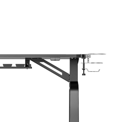 ULTRADESK Herní stůl BOOSTER 136×70,5 cm — černá