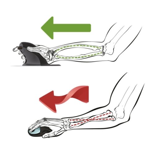 Vertikální ergonomická myš Fellowes Penguin, vel.M, drátová | Memela.cz