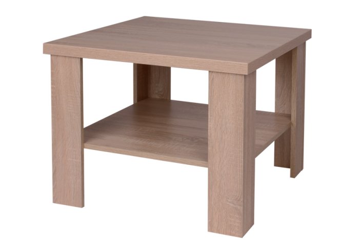 Konferenční stůl K133 Albert 70×70 — více barev - Dekor Bradop: Olše