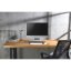 Podstavec pod monitor, minimalistický, stříbrný, hliník, 10 kg nosnost, Powerton, ergo