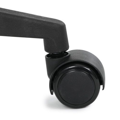 Židle kancelářská, černá MESH síťovina, černá látka, plastový kříž, synchronní mechanismus, kolečka pro tvrdé povrchy - Brevné variany: Zelená