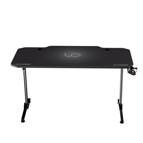 ULTRADESK Herní stůl FRAG 140×66 cm — více barev - Vyberte variantu: Frag černá