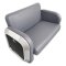 Herní dvojitá sofa E-blue EEC346-21 — šedá