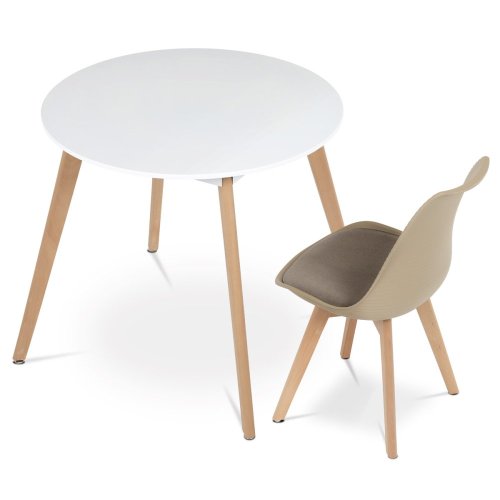 Židle jídelní, cappuccino plast, CT-X7055 CAP